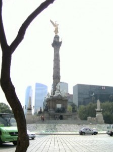 L'avenida Reforma, une des artères des affaires à México