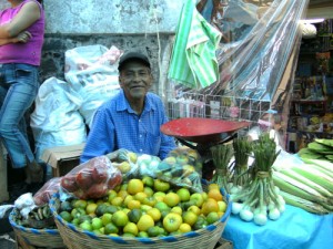 Vendeur de fruits, Marché de Taxco