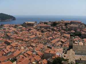 Toits de dubrovnil, Croatie